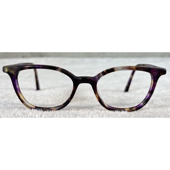 OGI HERITAGE 7162 2010 Round Purple Tortoise Pearl Eyeglasses Frames 47-17-135 - Picture 4 of 8